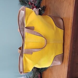 Coach: Hadley twill duffle tote